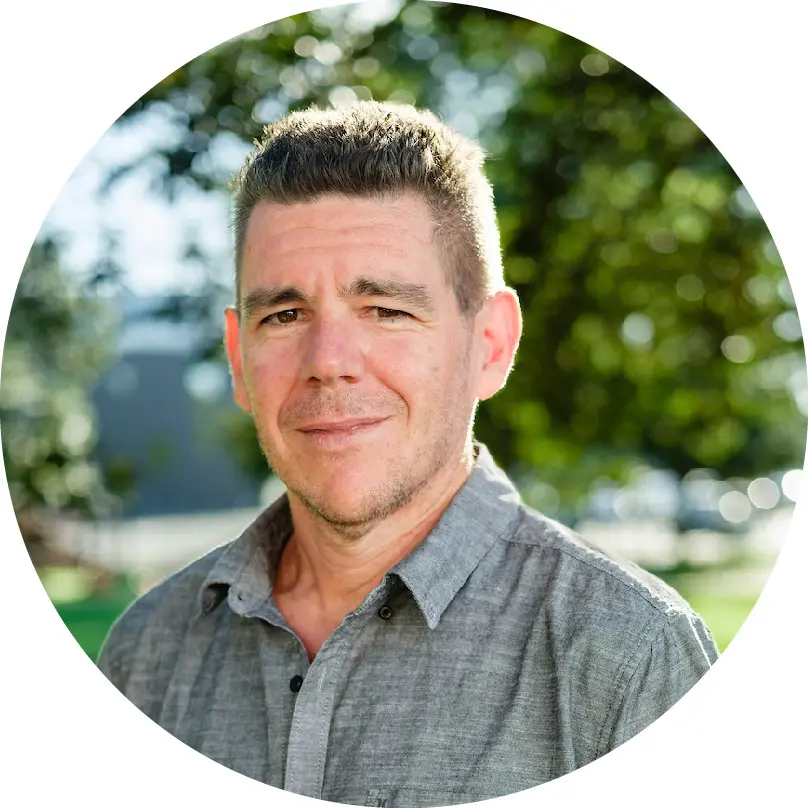 Property Manager at Aspire Property Management with green background